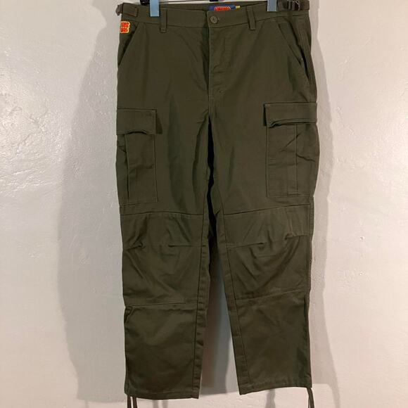 Empyre Army Green Fatigue Skater Cargo Pants NWOT - Picture 1 of 7